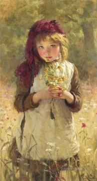 子供 Painting - Lovely Little Girl 2 印象派